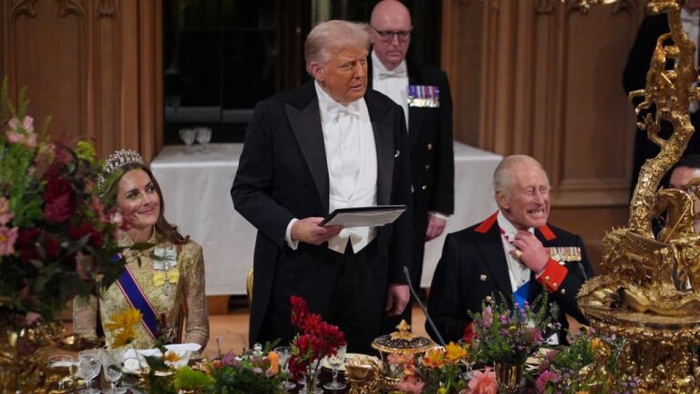 Donald Trump's lavish royal banquet was hit by behind-the-scenes row