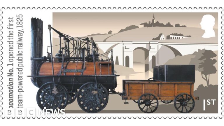 History of rail travel stamps set issued to mark 200 years