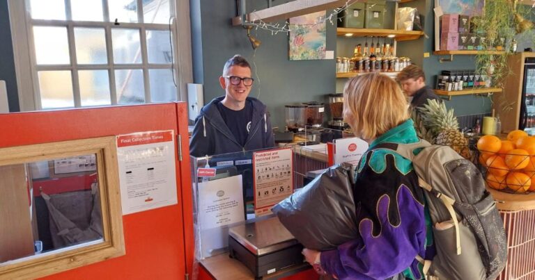Lyme Regis: Post Office reopens in community cafe Waffle
