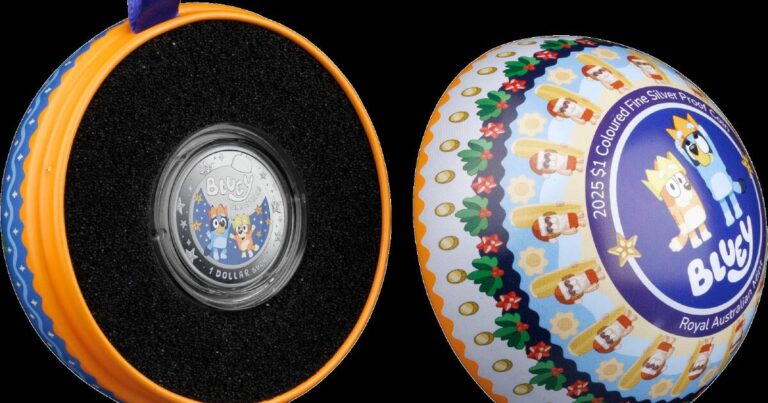 New Bluey Christmas coin from Royal Australian Mint | Mandurah Mail