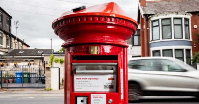 New post box to take parcels and run using solar energy