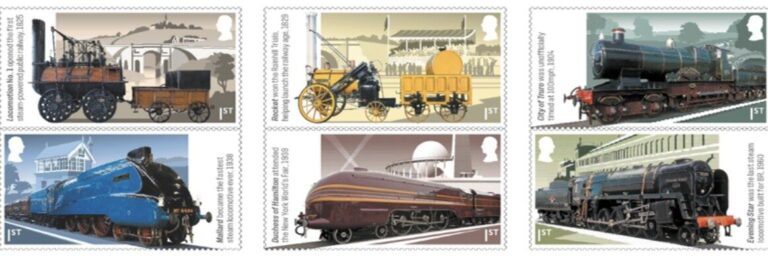 Royal Mail Celebrates 200 Years of UK Steam Locomotives –