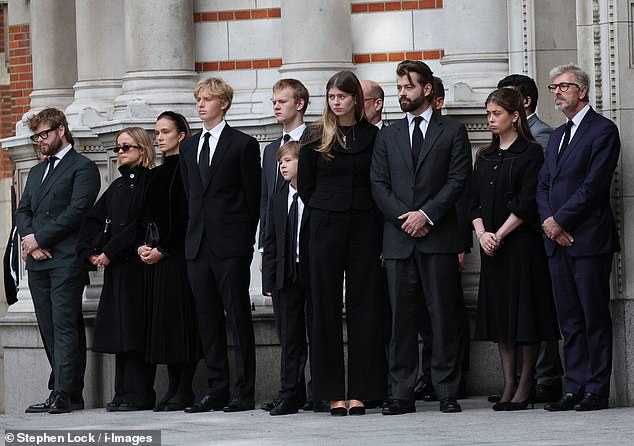The Duchess of Kent’s mourning grandchildren: Lady Amelia Windsor attends late royal’s vigil at Westminster Cathedral with her cousins