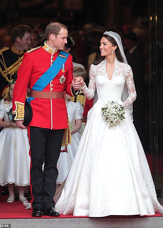 The unexpected line Prince William whispered to Kate Middleton on their wedding day, according to royal author