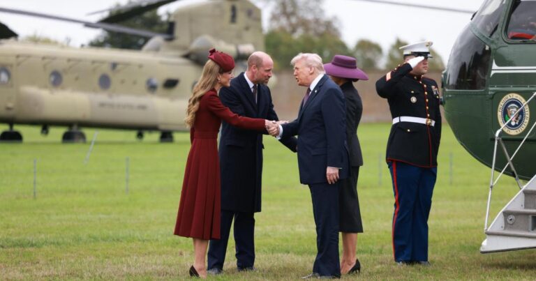 Trump appears to tell Kate ‘you’re so beautiful’ during royal greeting