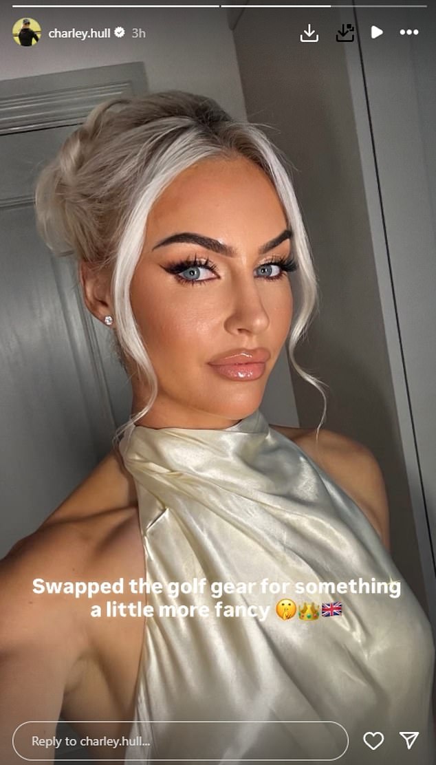 Viral glamorous golfer Charley Hull turns heads as she attends Trump’s state banquet at Windsor Castle