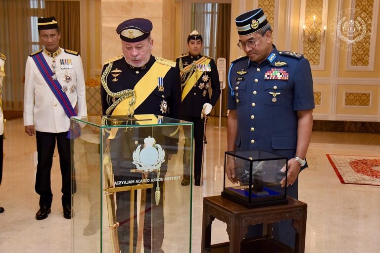 After 40 years protecting the skies, former RMAF chief gets a royal farewell
