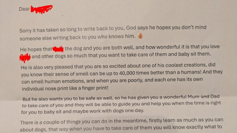 After parents say no to a dog, 8-year-old sends a letter to ‘God’ and gets an unexpected answer