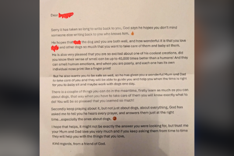 Girl, 8, Angry at Parents Writes Letter To God—6 Months Later Mail Arrives