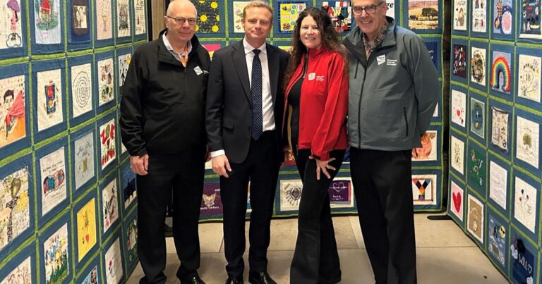 Haworth couple part of Westminster quilts initiative