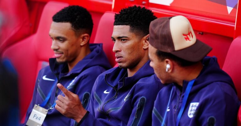 Jude Bellingham left out of England’s squad to face Wales as host of big names missing