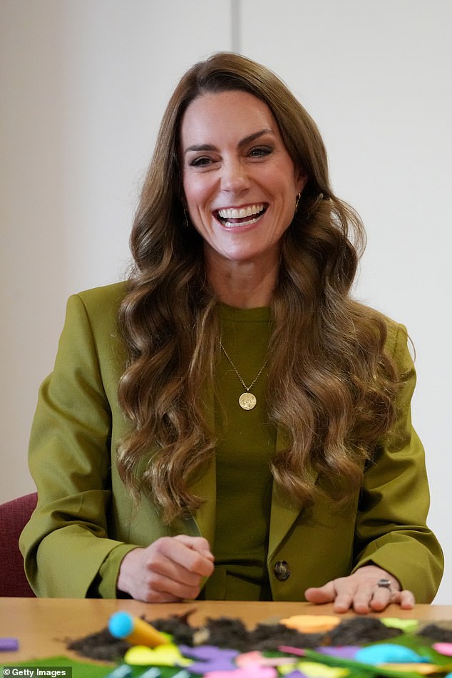 Kate issues good luck message to England’s rugby stars as they take on Australia at Wembley
