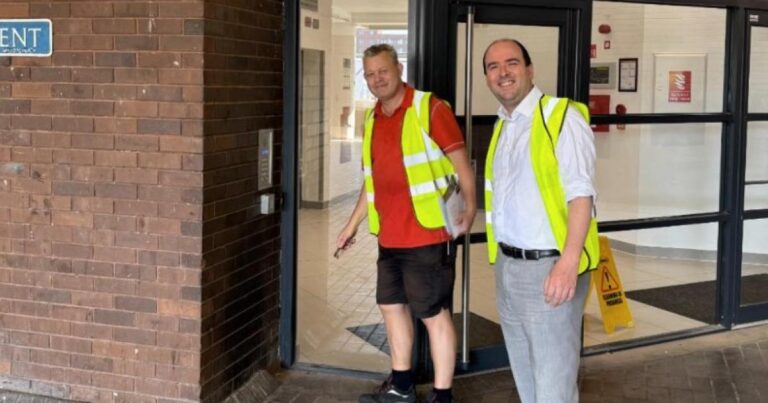 MP Richard Holden praises Basildon town centre posties | Echo