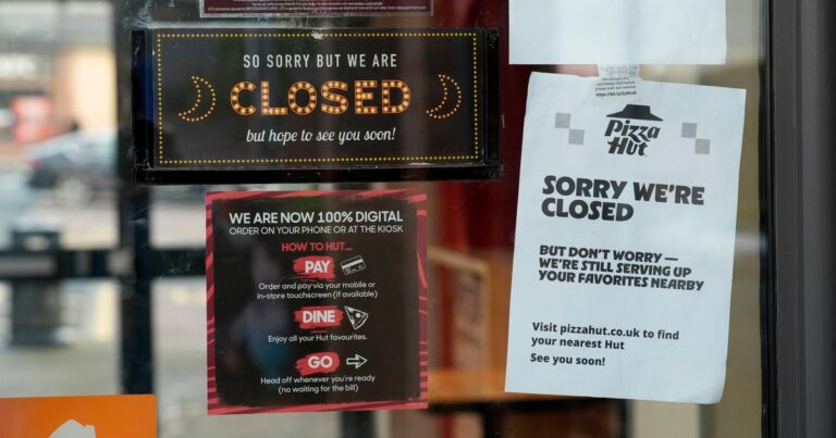 Pizza Hut administrators issue new statement as 68 sites shut immediately