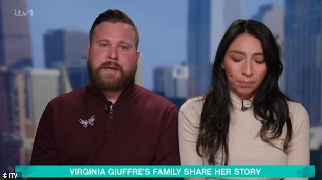 Virginia Giuffre’s brother and sister-in-law fight back tears on This Morning as they plead with Royal Family to reopen investigation into Prince Andrew – and make defiant promise in wake of her memoir