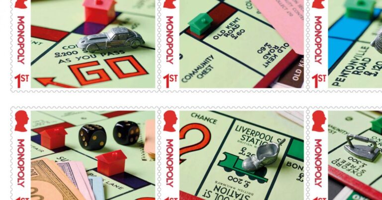 Pass go, collect Monopoly stamps