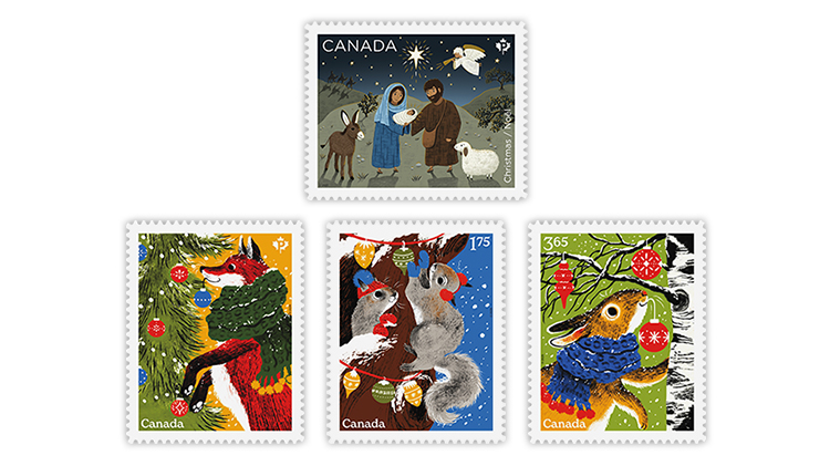 Canada Post ushers in holiday season with Nov. 6 stamps