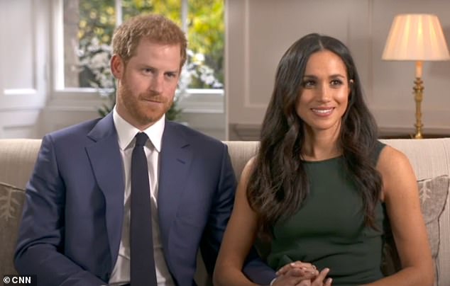 How Prince Harry was ‘slumped’ alongside Meghan Markle during their engagement interview – suggesting the Duchess’ desire to ‘control’ and ‘take over the narrative’