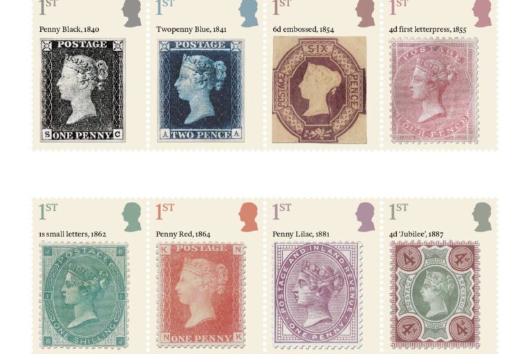 New Royal Mail stamps feature the most famous designs in British postal history
