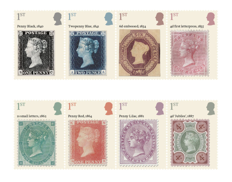 New stamps pay tribute to some of the most famous designs in British postal history