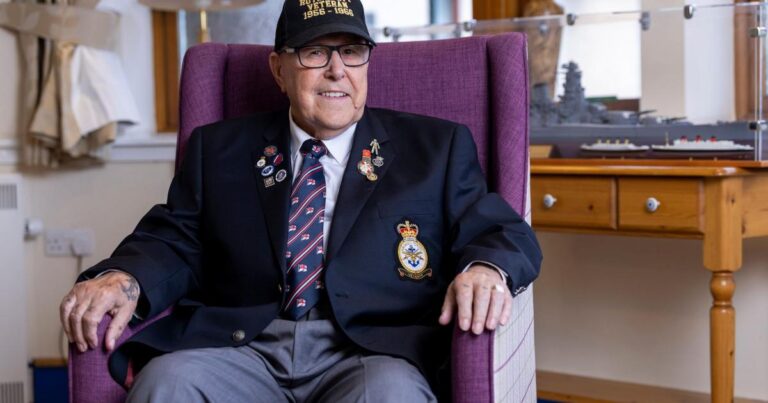 Royal Navy veteran urges people to remember families on Remembrance Day