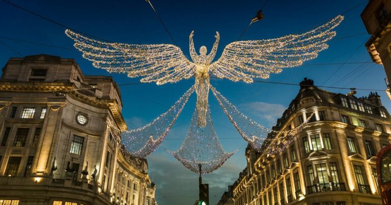 The London Christmas lights you can see in winter 2025