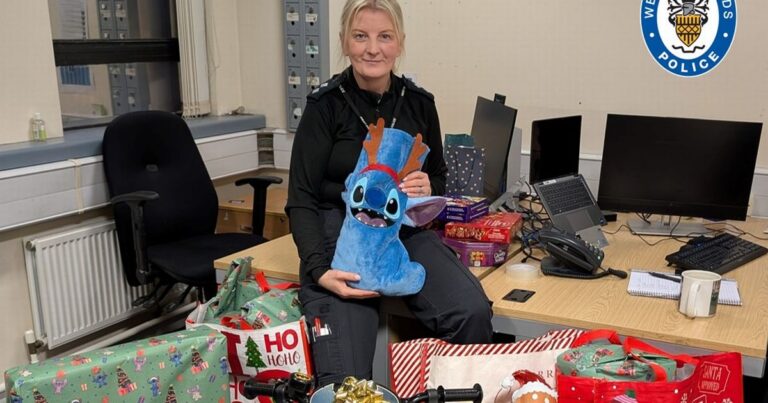 Caring cops save Christmas for boy, five, who faced not having any presents