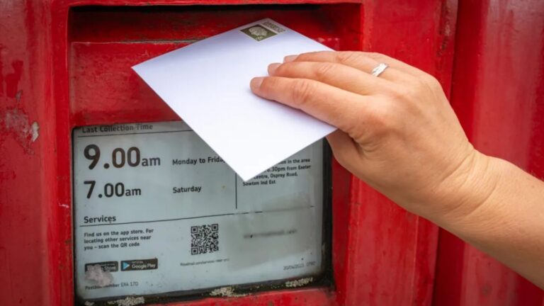 Households have just hours left to post their cards and gifts to arrive before Christmas