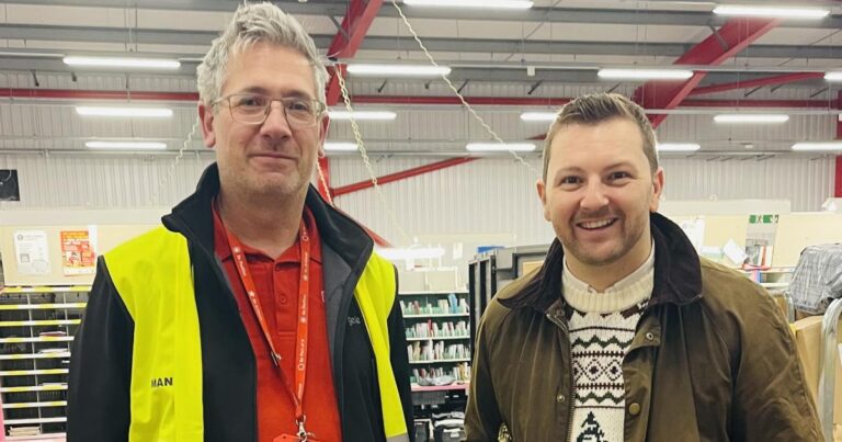 Politician’s Christmas thank you to Royal Mail staff