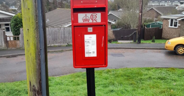Rare King Charles III post box on the Isle of Wight