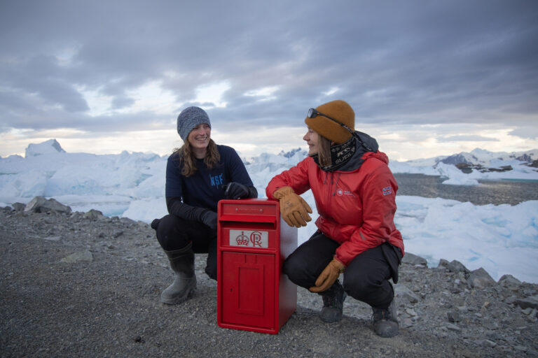 Royal Mail post box lifts spirits for staff in Antarctica