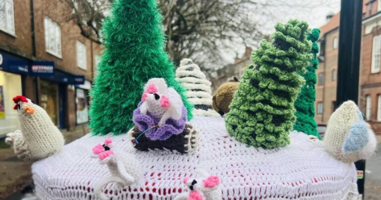 Royal Mail post boxes wrapped up in time for Christmas