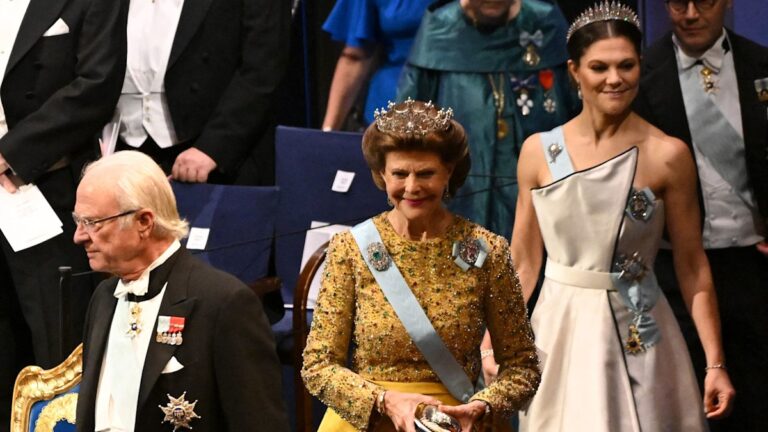 Swedish royal family arrives at Nobel Prize ceremony as King Charles attends Westminster …