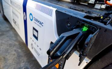 Tarmac rolls out electric HGVs and charging network across London | BusinessGreen News