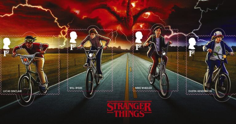 First look at Stranger Things themed stamps released to celebrate hit Netflix show’s finale