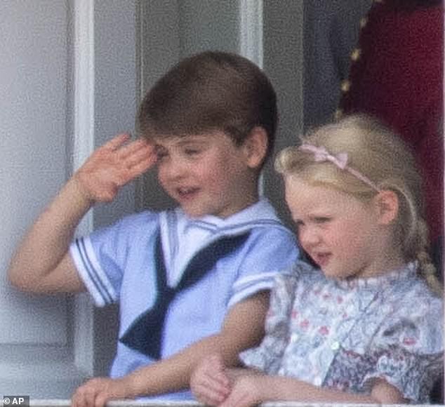 How Prince Louis and Lena Tindall, both seven, perfectly mirror each other’s cheeky expressions during royal outings