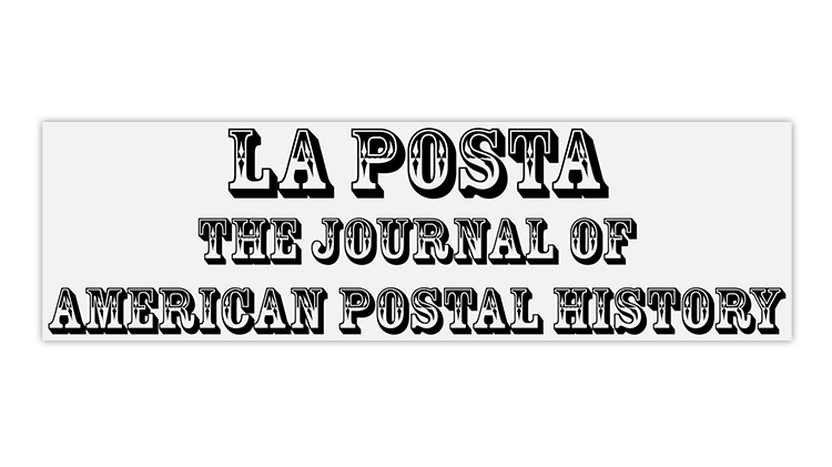 La Posta Publications to publish second book in American postal history series