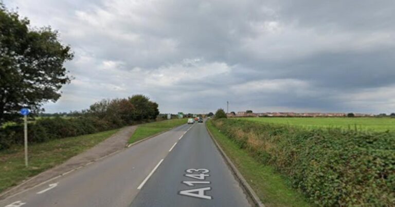 Man in hospital after three-vehicle crash in Gorleston – Eastern Daily Press
