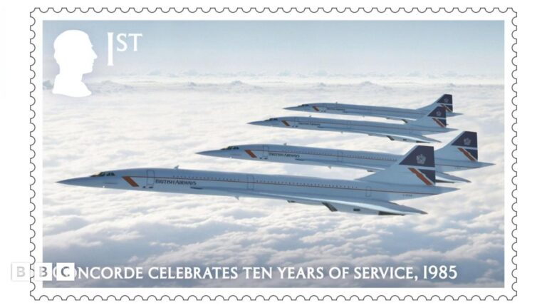 New stamps celebrate Concorde’s 50th birthday