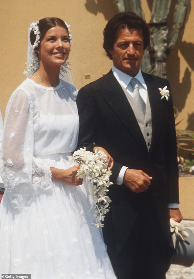 ‘Playboy’ first husband of Princess Caroline of Monaco dies aged 85: Royal married French businessman Philippe Junot who was 17 years her senior when she was just 21