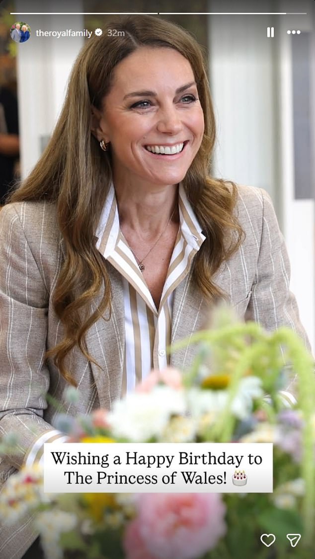 Princess of Wales marks 44th birthday with ‘deeply personal’ video revealing how ‘deeply grateful’ she is ‘to discover what it means to be alive’ after cancer battle