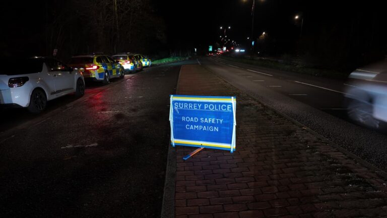 Record 369 arrests made during Surrey Police winter drink and drug driving crackdown