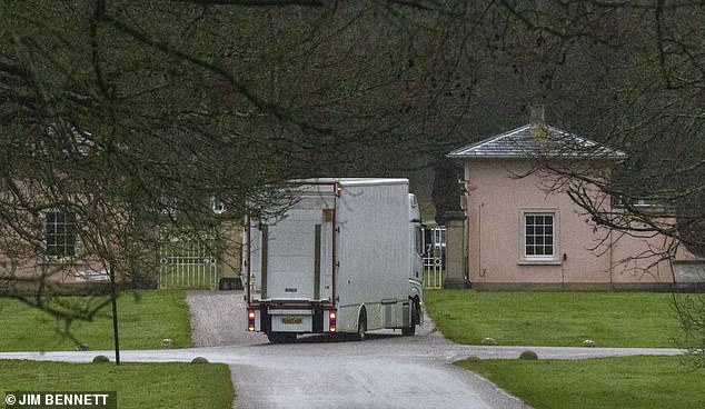 Removals van arrives at Royal Lodge as disgraced Andrew Mountbatten-Windsor prepares to leave his Windsor home ‘for Sandringham farm’