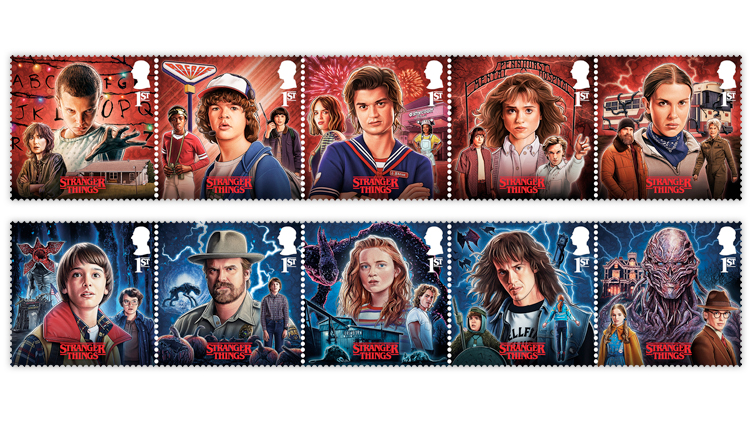 Royal Mail celebrates the science-fiction drama ‘Stranger Things’ with Jan. 13 issue