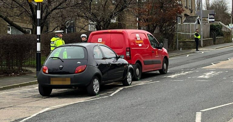 Royal Mail postman hit by his OWN van and suffers broken ribs and punctured lung