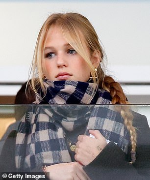 Royal double act! Isla Phillips is the spitting image of her aunt Zara Tindall as the family enjoy outing at Cheltenham Races