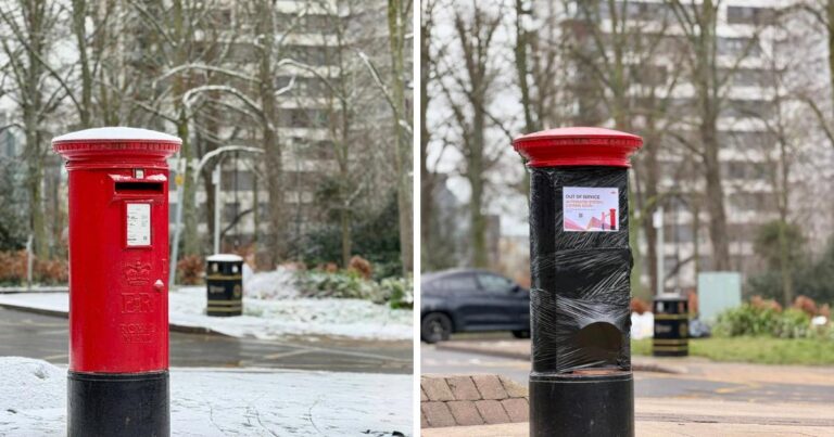 Solar-powered postbox of the future installed in Basingstoke