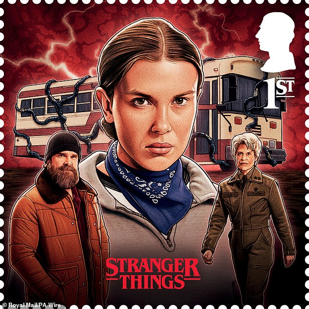 Stranger Mailings! Royal Mail unveils set of stamps commemorating the end of hit Netflix show Stranger Things
