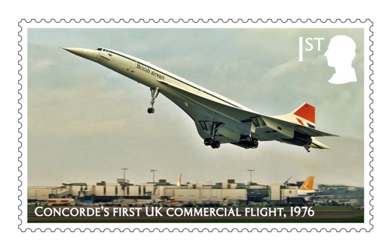 New stamps mark 50th anniversary of first commercial Concorde flights