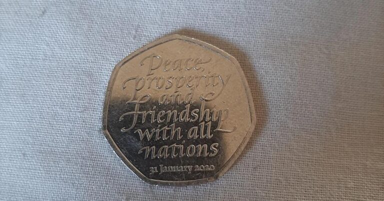 Leigh resident selling rare 50p coin for more than £8,000